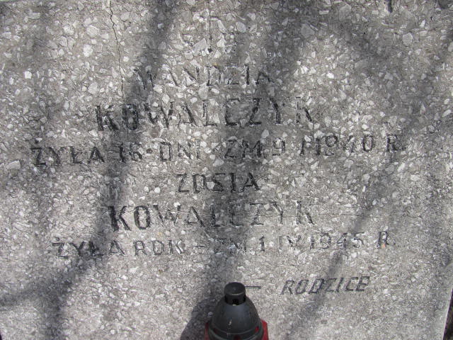 Zofia Kowalczyk Warszawa Czerniakowski - Grobonet - Wyszukiwarka osób pochowanych