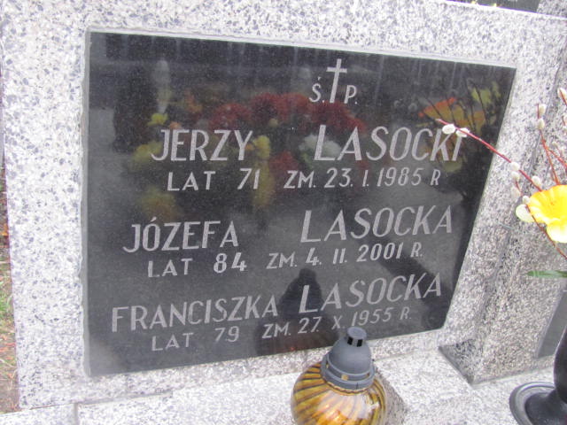 Jerzy Lasocki Warszawa Czerniakowski - Grobonet - Wyszukiwarka osób pochowanych