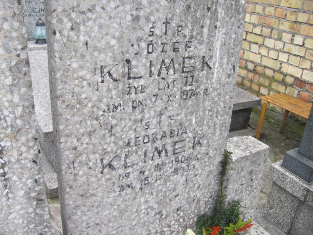 Leokadia Klimek 1904 Warszawa Czerniakowski - Grobonet - Wyszukiwarka osób pochowanych