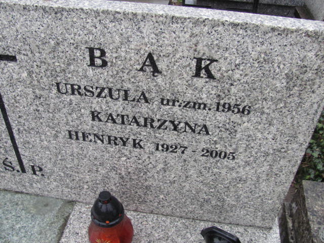 Henryk Bąk 1927 Warszawa Czerniakowski - Grobonet - Wyszukiwarka osób pochowanych