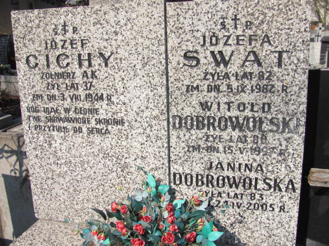 Józefa Swat Warszawa Czerniakowski - Grobonet - Wyszukiwarka osób pochowanych