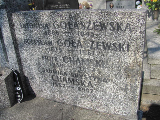 Piotr Chamski 1930 Warszawa Czerniakowski - Grobonet - Wyszukiwarka osób pochowanych