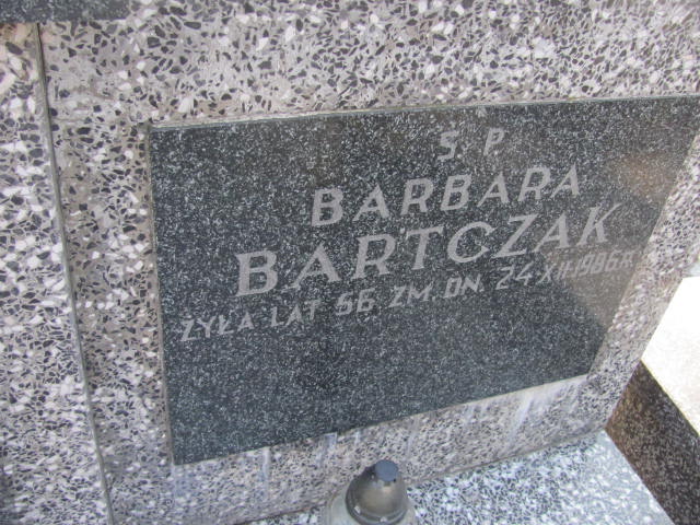 Barbara Bartczak Warszawa Czerniakowski - Grobonet - Wyszukiwarka osób pochowanych