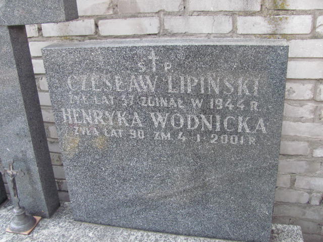 Henryka Wodnicka Warszawa Czerniakowski - Grobonet - Wyszukiwarka osób pochowanych