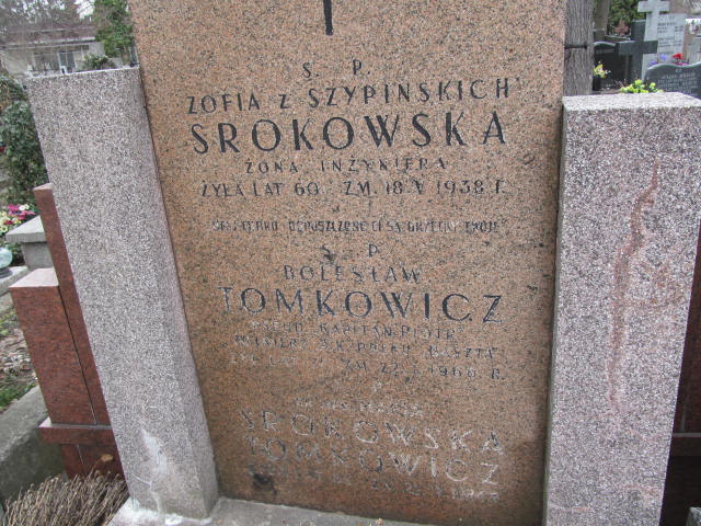 Bolesław Tomkowicz Warszawa Czerniakowski - Grobonet - Wyszukiwarka osób pochowanych