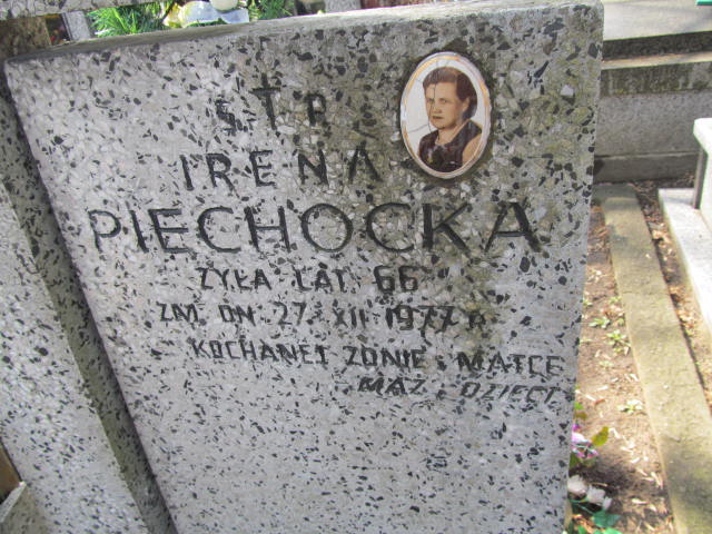Maria Piechocka Warszawa Czerniakowski - Grobonet - Wyszukiwarka osób pochowanych