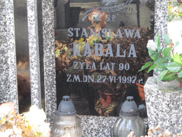 Stanisław Kabala Warszawa Czerniakowski - Grobonet - Wyszukiwarka osób pochowanych