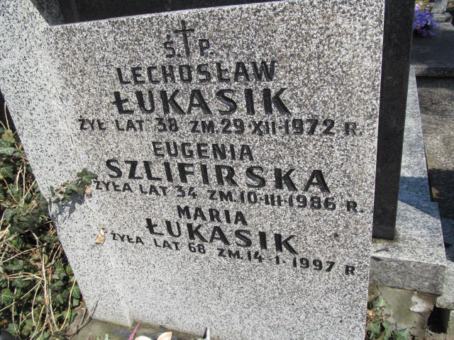 Lechosław Łukasik Warszawa Czerniakowski - Grobonet - Wyszukiwarka osób pochowanych