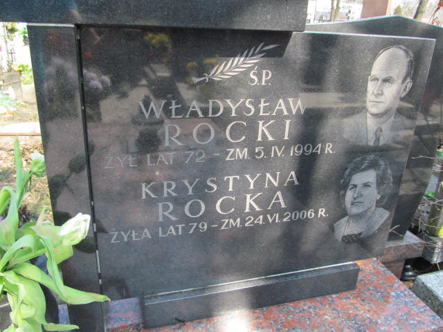 Władysław Rocki Warszawa Czerniakowski - Grobonet - Wyszukiwarka osób pochowanych