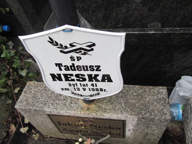 Agata Neska Warszawa Czerniakowski - Grobonet - Wyszukiwarka osób pochowanych