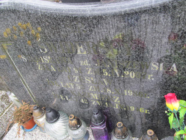 Stanisława Świderska Warszawa Czerniakowski - Grobonet - Wyszukiwarka osób pochowanych