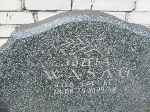 Józefa Wasag Warszawa Czerniakowski - Grobonet - Wyszukiwarka osób pochowanych