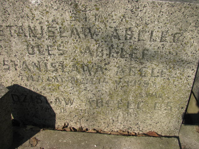 Aleksander Abelec Warszawa Czerniakowski - Grobonet - Wyszukiwarka osób pochowanych