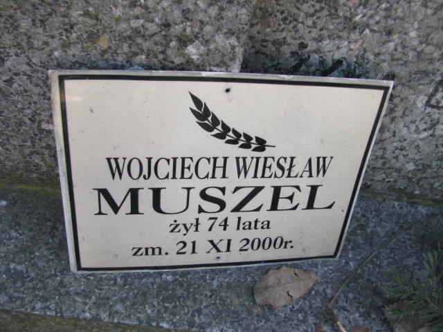 Wojciech Wiesław Muszel Warszawa Czerniakowski - Grobonet - Wyszukiwarka osób pochowanych