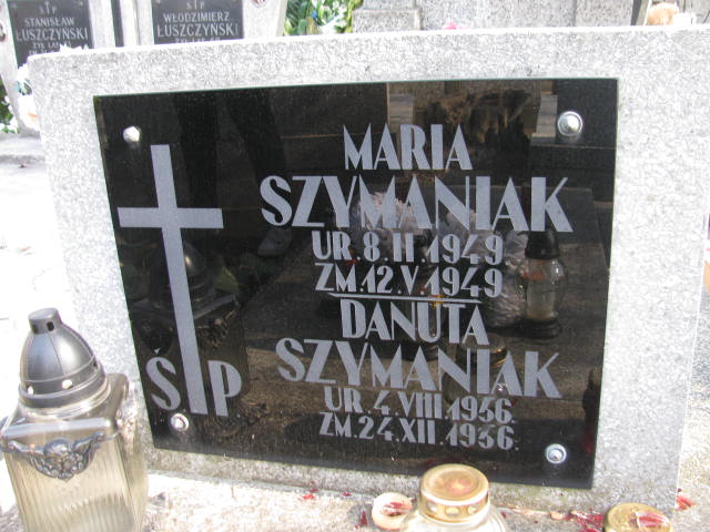 Danuta Szymaniak 1956 Warszawa Czerniakowski - Grobonet - Wyszukiwarka osób pochowanych