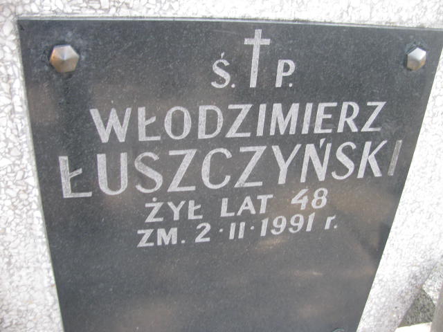 Wanda Łuszczyńska Warszawa Czerniakowski - Grobonet - Wyszukiwarka osób pochowanych