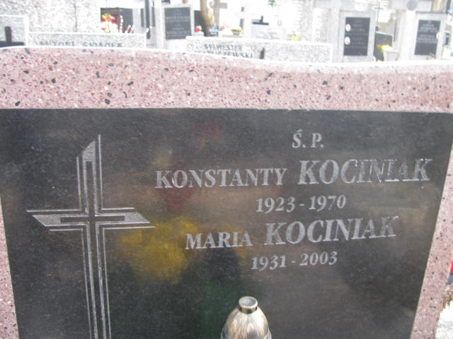 Tomasz Kociniak Warszawa Czerniakowski - Grobonet - Wyszukiwarka osób pochowanych