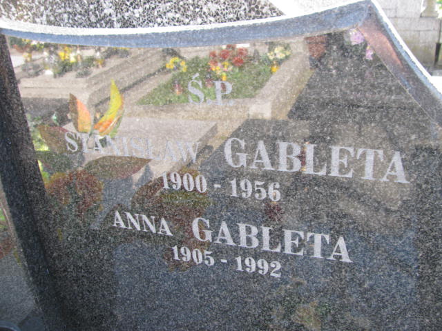 Stanisław Gableta 1900 Warszawa Czerniakowski - Grobonet - Wyszukiwarka osób pochowanych