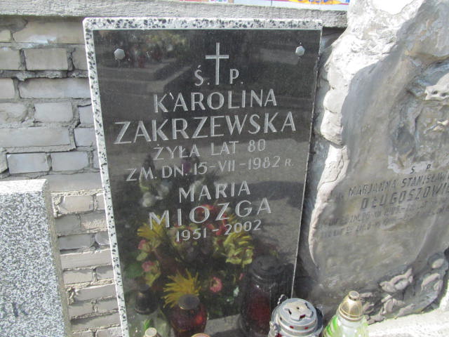 Karolina Zakrzewska Warszawa Czerniakowski - Grobonet - Wyszukiwarka osób pochowanych