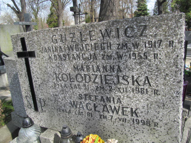 Stefania Wacławek Warszawa Czerniakowski - Grobonet - Wyszukiwarka osób pochowanych