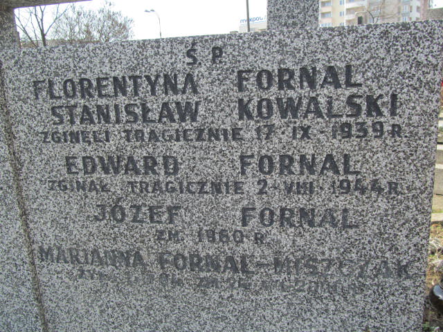 Józef Fornal Warszawa Czerniakowski - Grobonet - Wyszukiwarka osób pochowanych