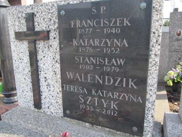 Katarzyna Walendzik 1876 Warszawa Czerniakowski - Grobonet - Wyszukiwarka osób pochowanych