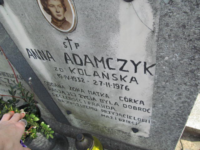 Anna Adamczyk Warszawa Czerniakowski - Grobonet - Wyszukiwarka osób pochowanych