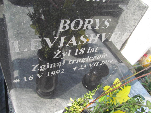 Borys Leviashvili 1992 Warszawa Czerniakowski - Grobonet - Wyszukiwarka osób pochowanych