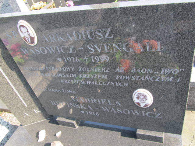 Gabriela Rucińska Wąsowicz 1916 Warszawa Czerniakowski - Grobonet - Wyszukiwarka osób pochowanych