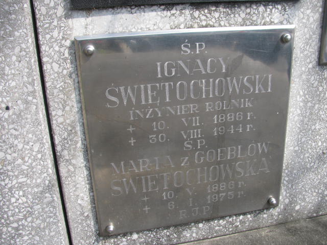Maria Świętochowska 1886 Warszawa Czerniakowski - Grobonet - Wyszukiwarka osób pochowanych