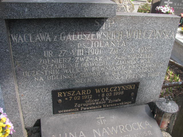 Alina Nawrocka Warszawa Czerniakowski - Grobonet - Wyszukiwarka osób pochowanych