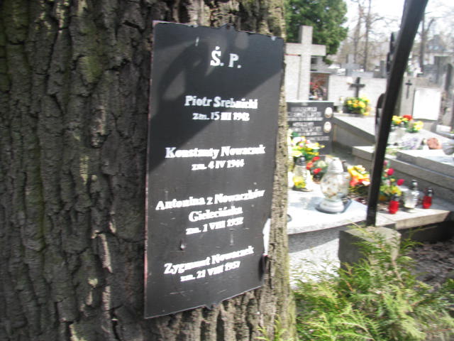 Konstanty Nowaczek Warszawa Czerniakowski - Grobonet - Wyszukiwarka osób pochowanych