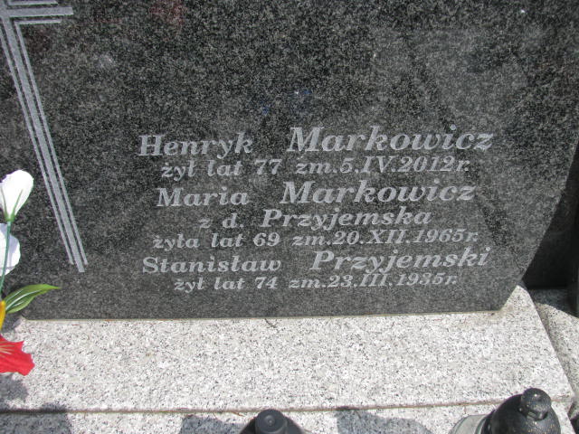 Henryk Markiewicz Warszawa Czerniakowski - Grobonet - Wyszukiwarka osób pochowanych