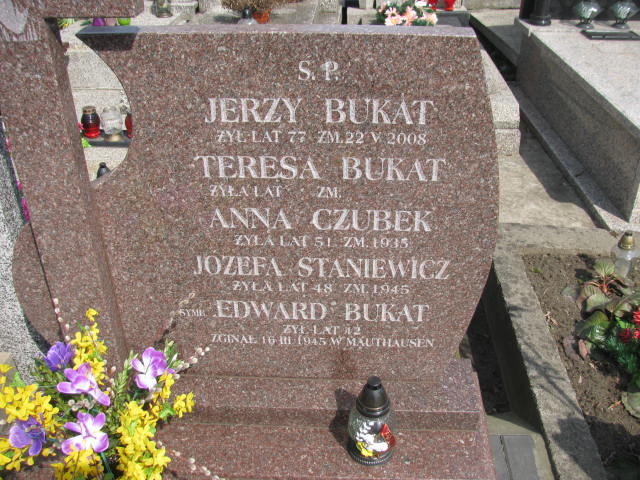 Anna Czubek Warszawa Czerniakowski - Grobonet - Wyszukiwarka osób pochowanych