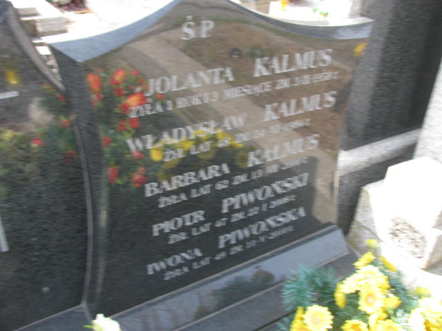 Piotr Piwoński Warszawa Czerniakowski - Grobonet - Wyszukiwarka osób pochowanych