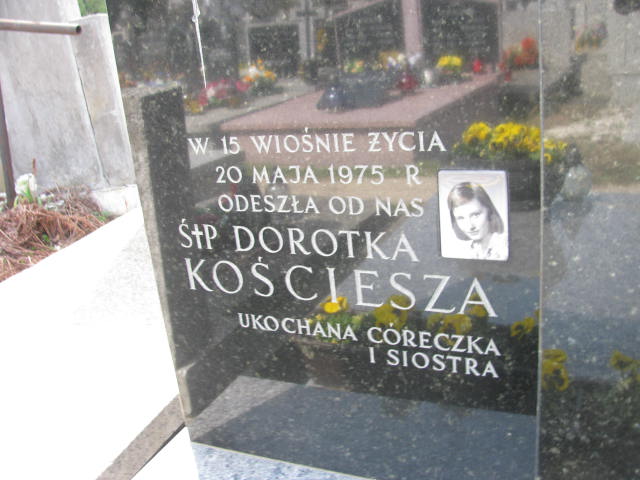 Dorota Kościesza Warszawa Czerniakowski - Grobonet - Wyszukiwarka osób pochowanych