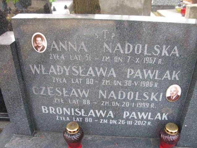 Helena Nadolska Warszawa Czerniakowski - Grobonet - Wyszukiwarka osób pochowanych