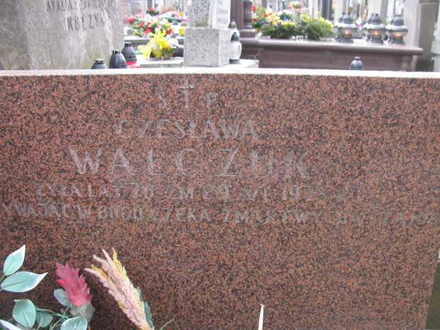 Piotr Walczuk Warszawa Czerniakowski - Grobonet - Wyszukiwarka osób pochowanych
