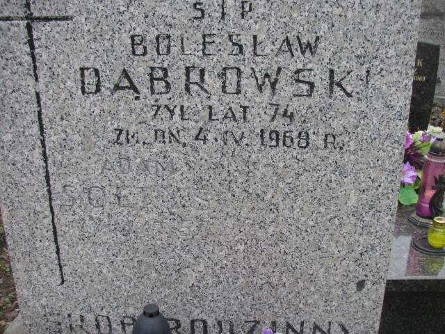 Bolesław Dąbrowski Warszawa Czerniakowski - Grobonet - Wyszukiwarka osób pochowanych