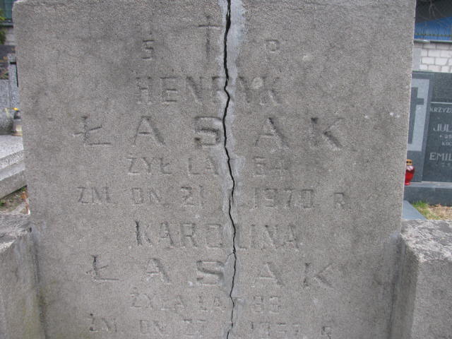 Henryk Łasak Warszawa Czerniakowski - Grobonet - Wyszukiwarka osób pochowanych