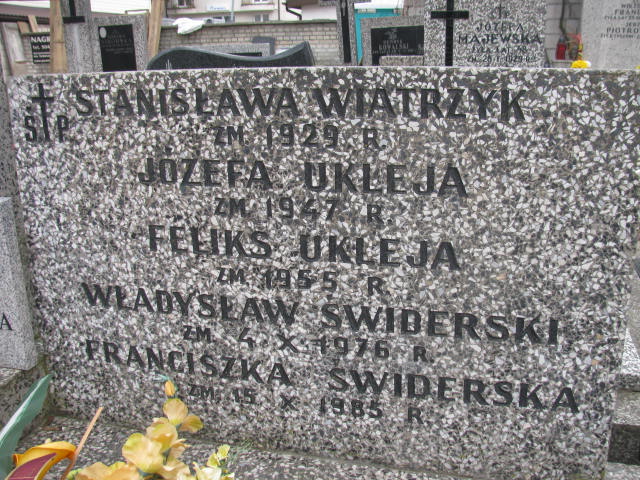 Stanisława Wiatrzyk Warszawa Czerniakowski - Grobonet - Wyszukiwarka osób pochowanych