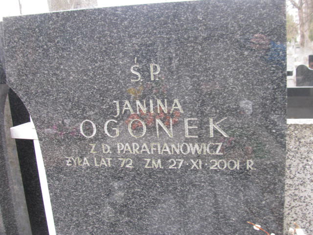 Adam Ogonek Warszawa Czerniakowski - Grobonet - Wyszukiwarka osób pochowanych