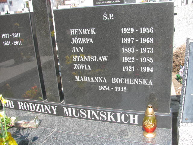 Zofia Musińska 1920 Warszawa Czerniakowski - Grobonet - Wyszukiwarka osób pochowanych