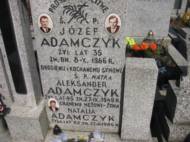 Natalia Adamczyk Warszawa Czerniakowski - Grobonet - Wyszukiwarka osób pochowanych