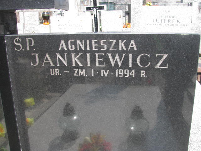 Agnieszka Jankiewicz 1994 Warszawa Czerniakowski - Grobonet - Wyszukiwarka osób pochowanych