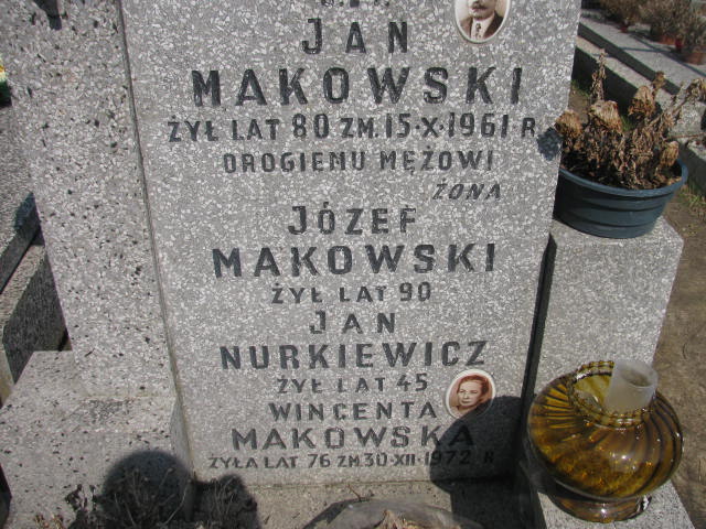 Wincenta Makowska Warszawa Czerniakowski - Grobonet - Wyszukiwarka osób pochowanych