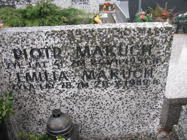 Piotr Makuch Warszawa Czerniakowski - Grobonet - Wyszukiwarka osób pochowanych