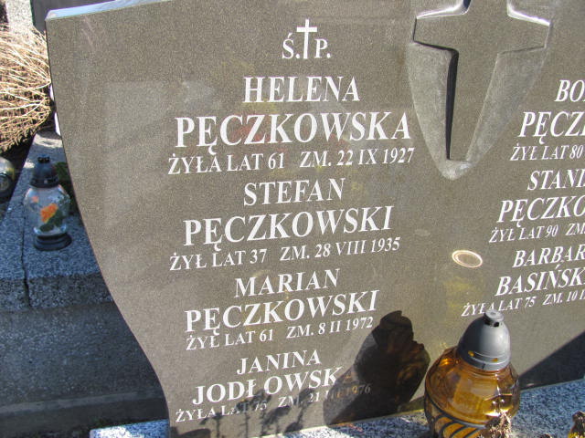 Bolesław Pęczkowski Warszawa Czerniakowski - Grobonet - Wyszukiwarka osób pochowanych