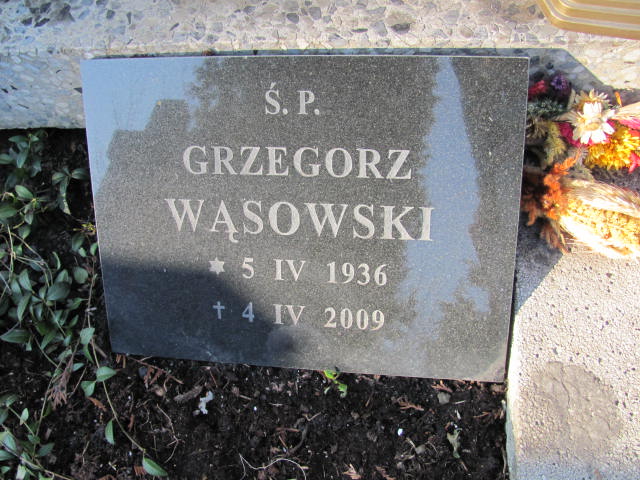 Grzegorz Wąsowski 1936 Warszawa Czerniakowski - Grobonet - Wyszukiwarka osób pochowanych