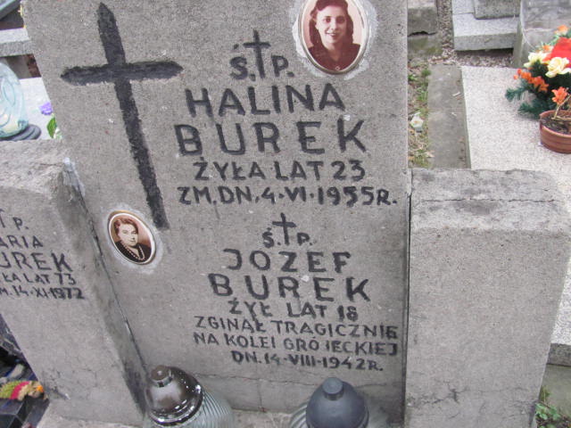 Maria Burek Warszawa Czerniakowski - Grobonet - Wyszukiwarka osób pochowanych